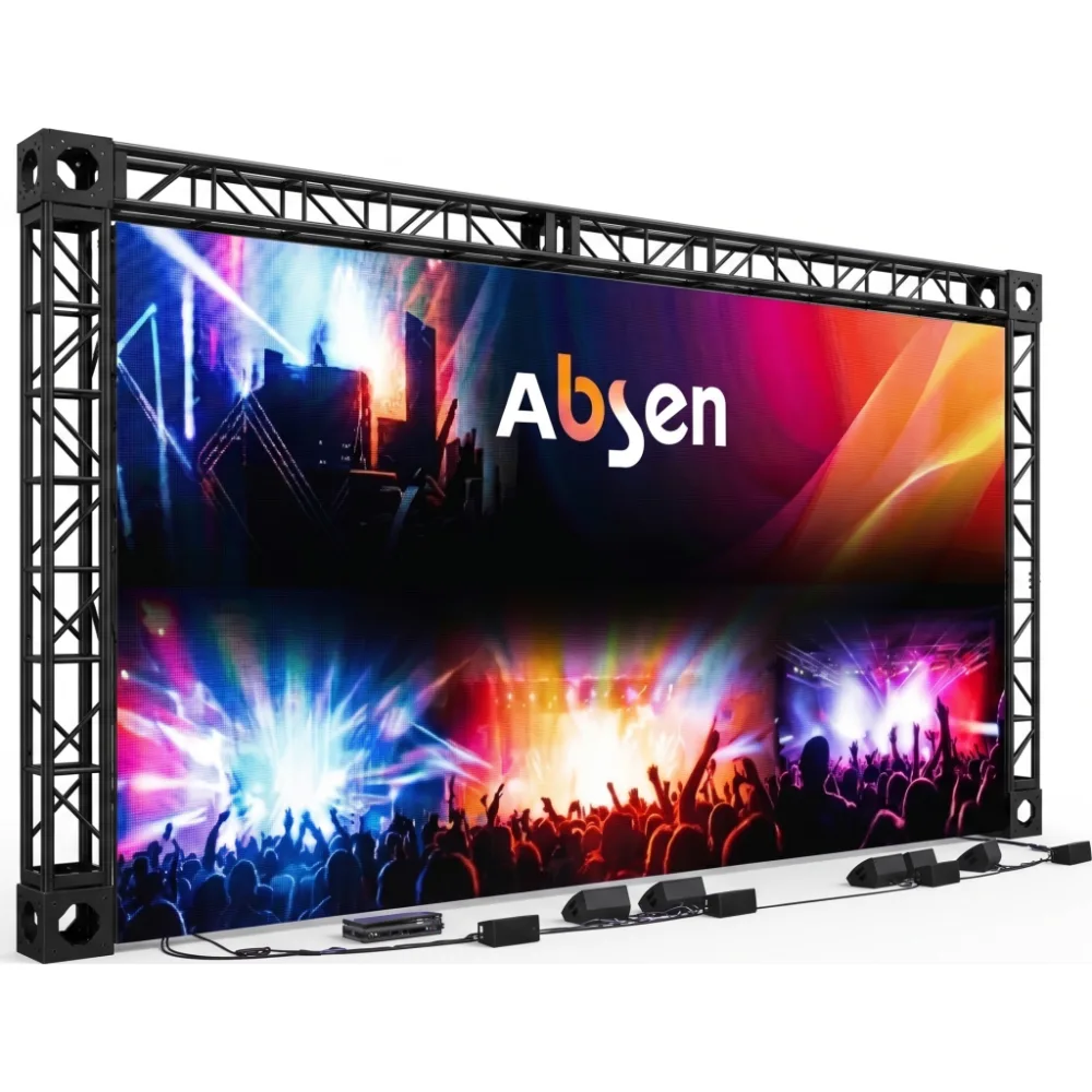 Kit Videowall LED Exterior / Absen  / 24 Gabinetes 500 x 500 / Pitch 2.9 mm /  4000 nits / Refacciones y Flight Cases Incluidos