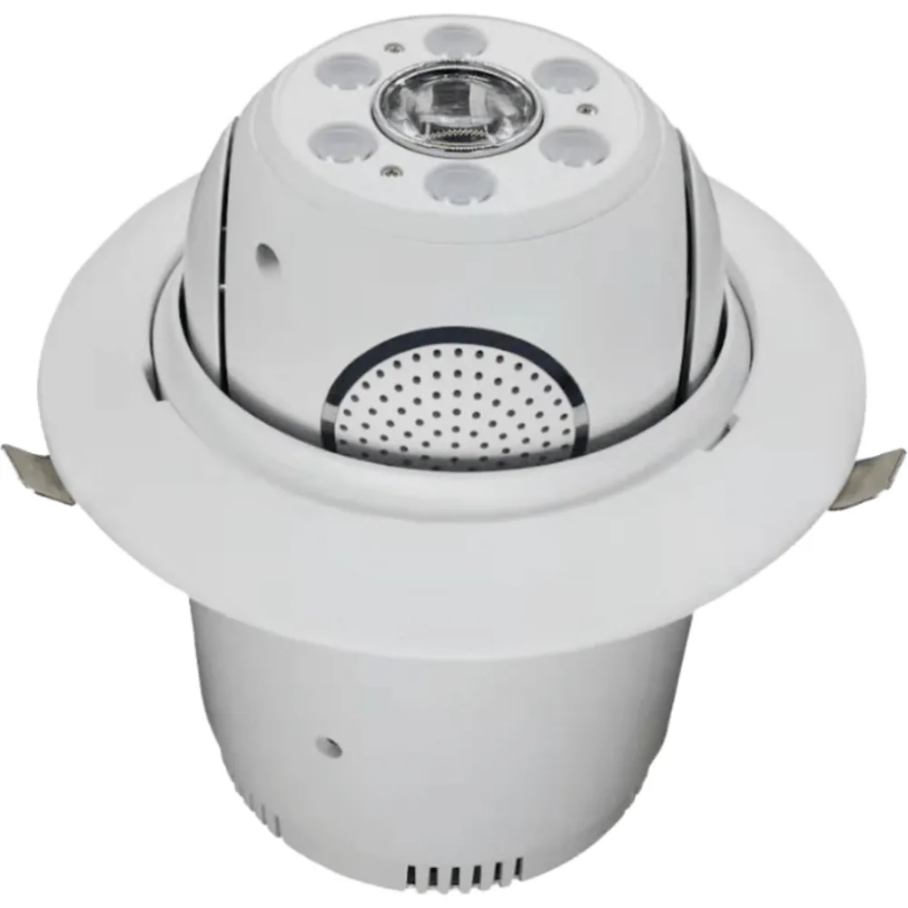 LAMPARA DE ENTRETENIMIENTO MÓVIL PARA PLAFÓN  | 6 LEDS A 10 WATTS C/U WASH MÁS 1 BEAM LED 45 WATTS
