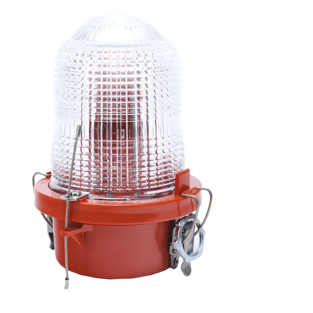 Lámpara de Obstrucción Roja/ Luz Fija Tipo L-810, LED de baja intensidad/ 120 - 240 Vca/ Luz Infraroja