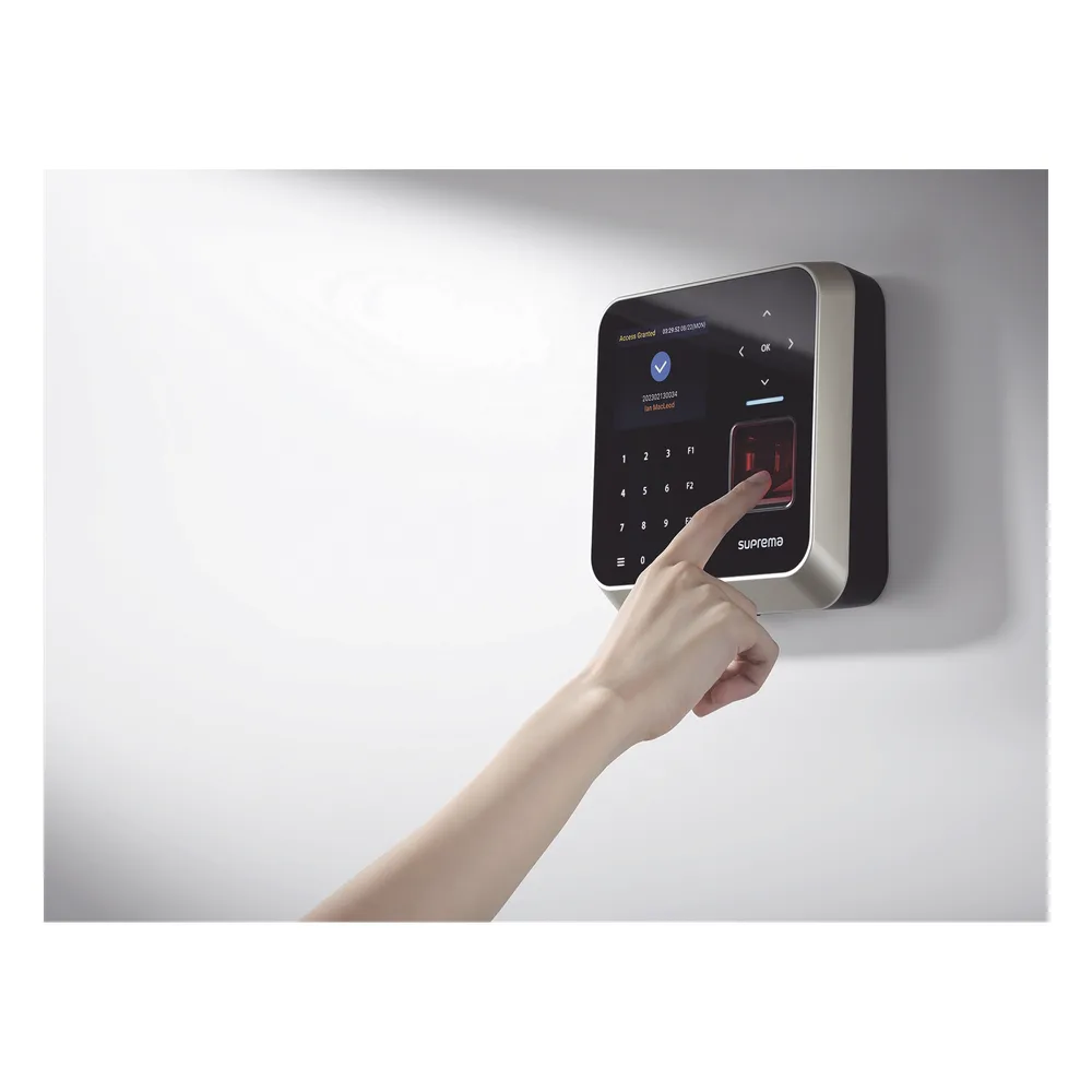 Lector de huella con  Inteligencia Artificial, mas exacto, Uso  para Control de acceso  Tiempo y Asistencia – vista 6