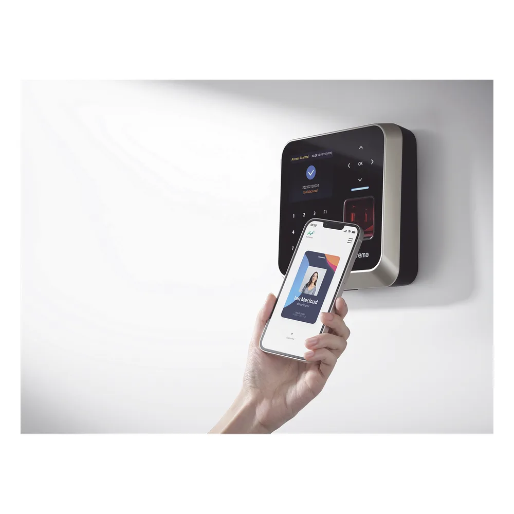Lector de huella con Inteligencia Artificial, mas exacto, Uso para Control de acceso y Tiempo y Asistencia – vista 8