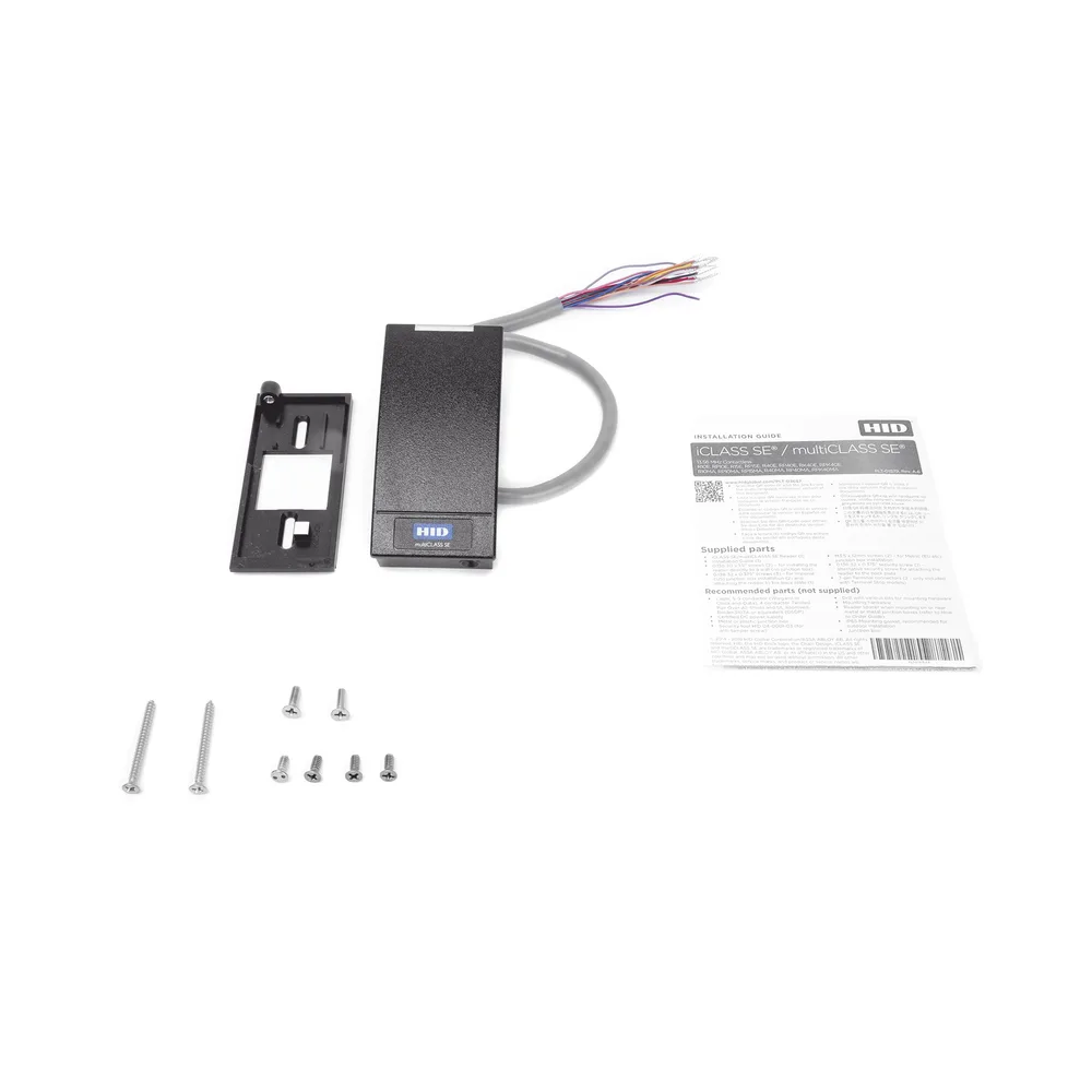 Lector Multiformato HID R10 (900PTNNEK00000)/ SEOS (No Clonable)/iClass SE/ iClass SR/ iClass /Mifare Classic, DesFire, Proximidad, Garantía de por Vida – vista 6