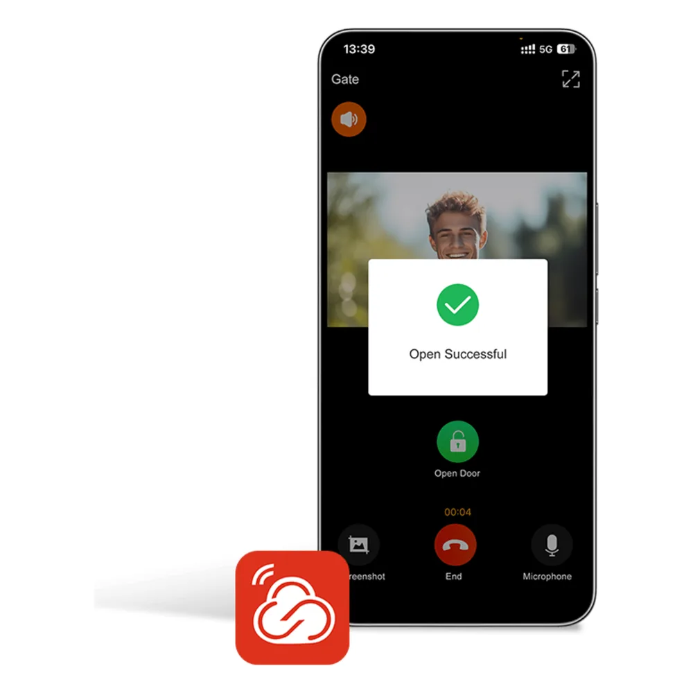 Licencia Permanente, Un Usuario Principal y 4 usuarios adicionales para App Fanvil Link , Monitoreo, Apertura Remota, Creación de Códigos QR – vista 2