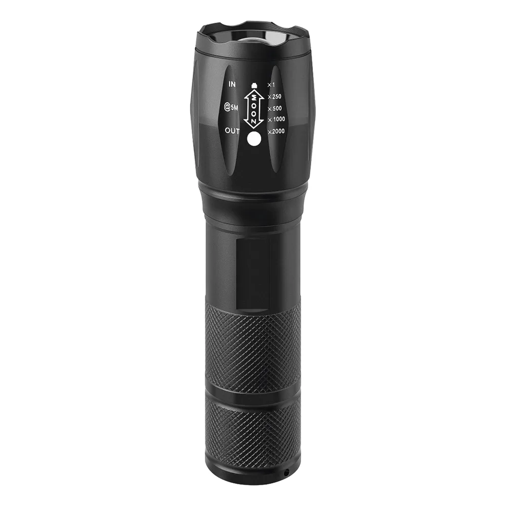 Linterna LED de Aluminio, 600 Lúmenes, IPX4, Resistente al Agua – vista 4