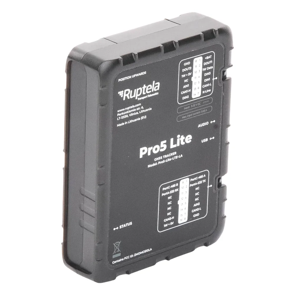 Localizador y Rastreador Vehicular GPS Avanzado / LTE Cat1 (4G) y GSM 2G / Lectura de Computadora de Viaje en Vehículos Compatibles / Monitoreo de Audio, Temperatura y Combustible / Bluetooth BLE 5.0 / SIM Nano / Detección de Jammer con Paro de Motor / – vista 4