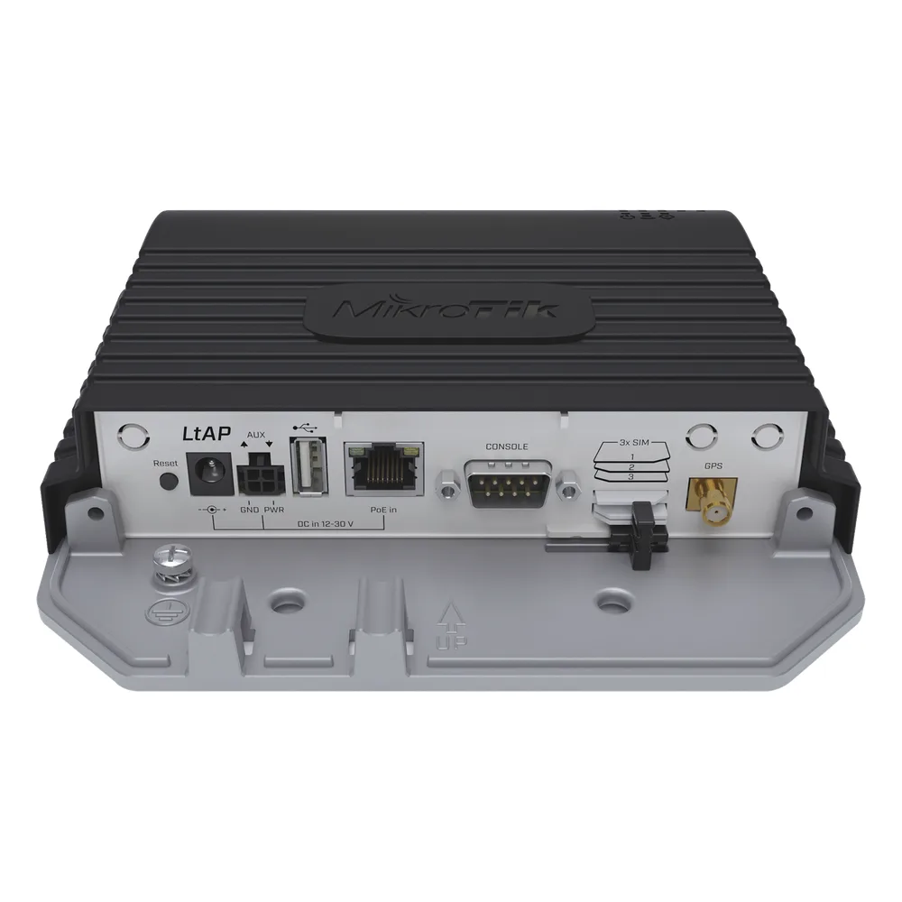 (LtAP) - A heavy-duty 2.4GHz access point with two miniPCI slots, three SIM slots and GNSS support (GPS, GLONASS, BeiDou, Galileo) – vista 2
