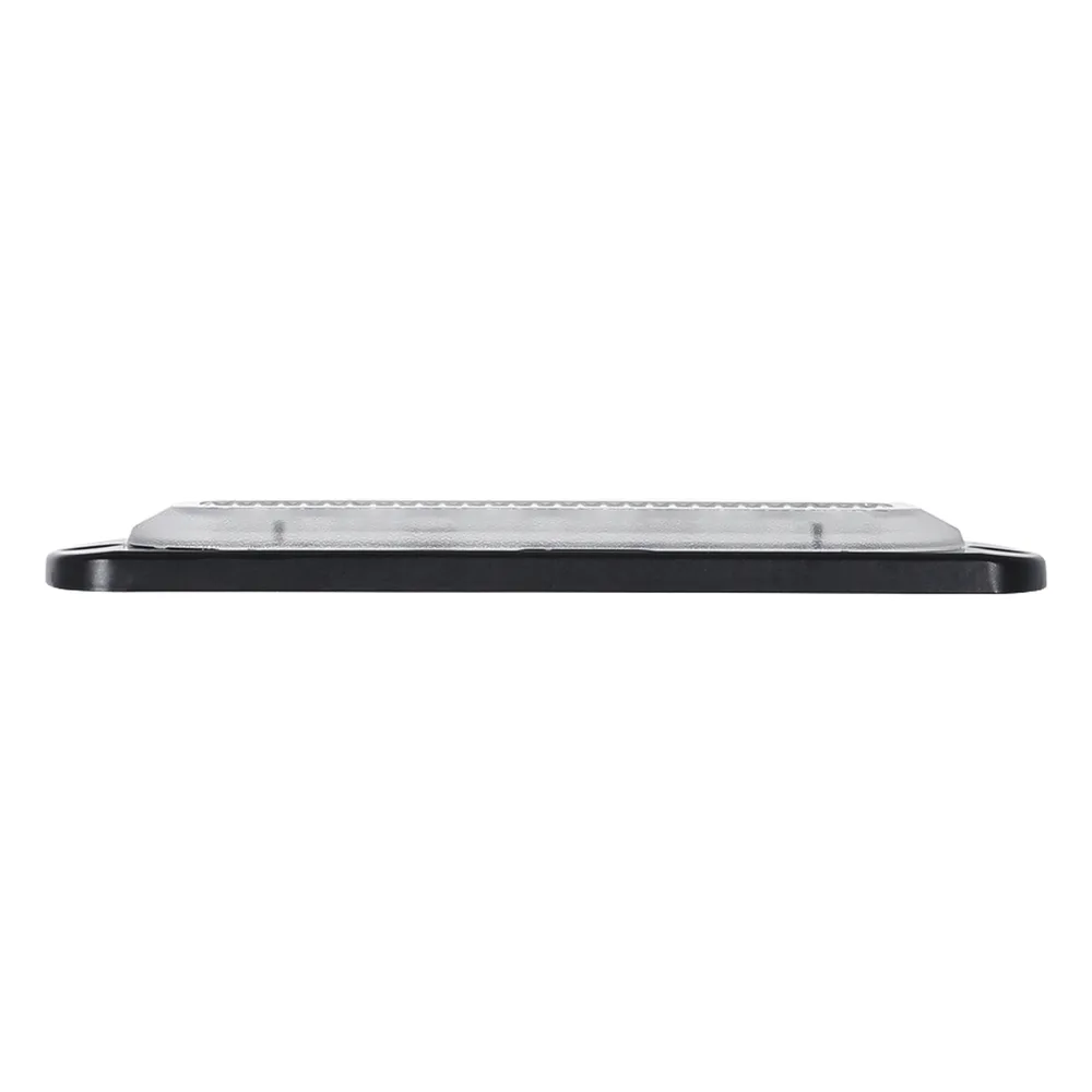 Luz Auxiliar de 12 LED, Rojo/Claro, Lente Transparente, SAE – vista 4