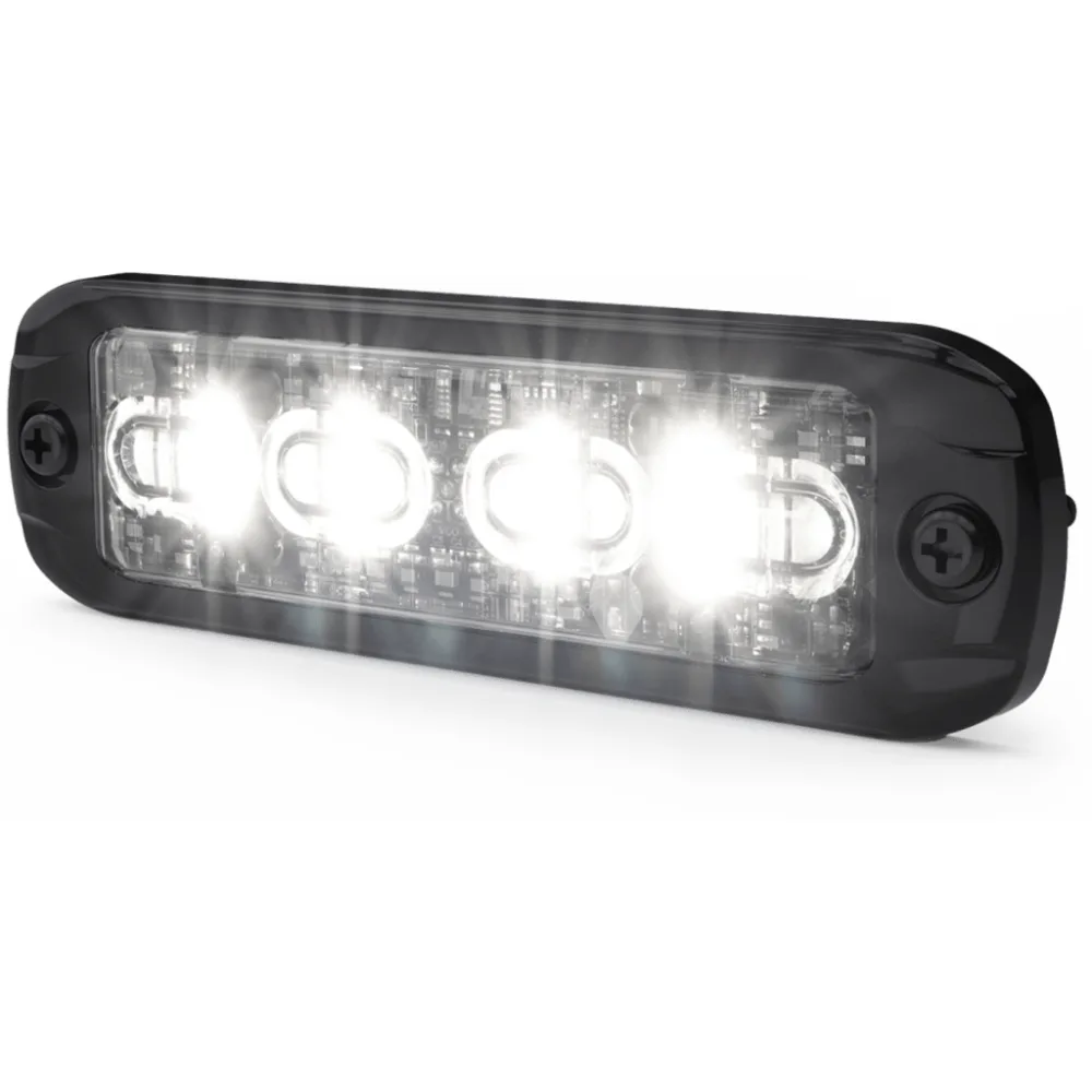 Luz Auxiliar de 16 LED, Rojo/Verde/Ambar/Blanco, Lente Transparente – vista 3