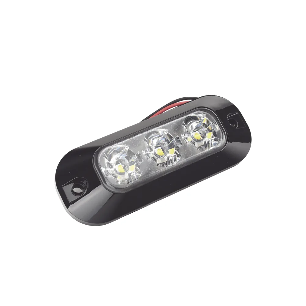 Luz Auxiliar de 3 LED, Blanco, Lente Transparente – vista 2