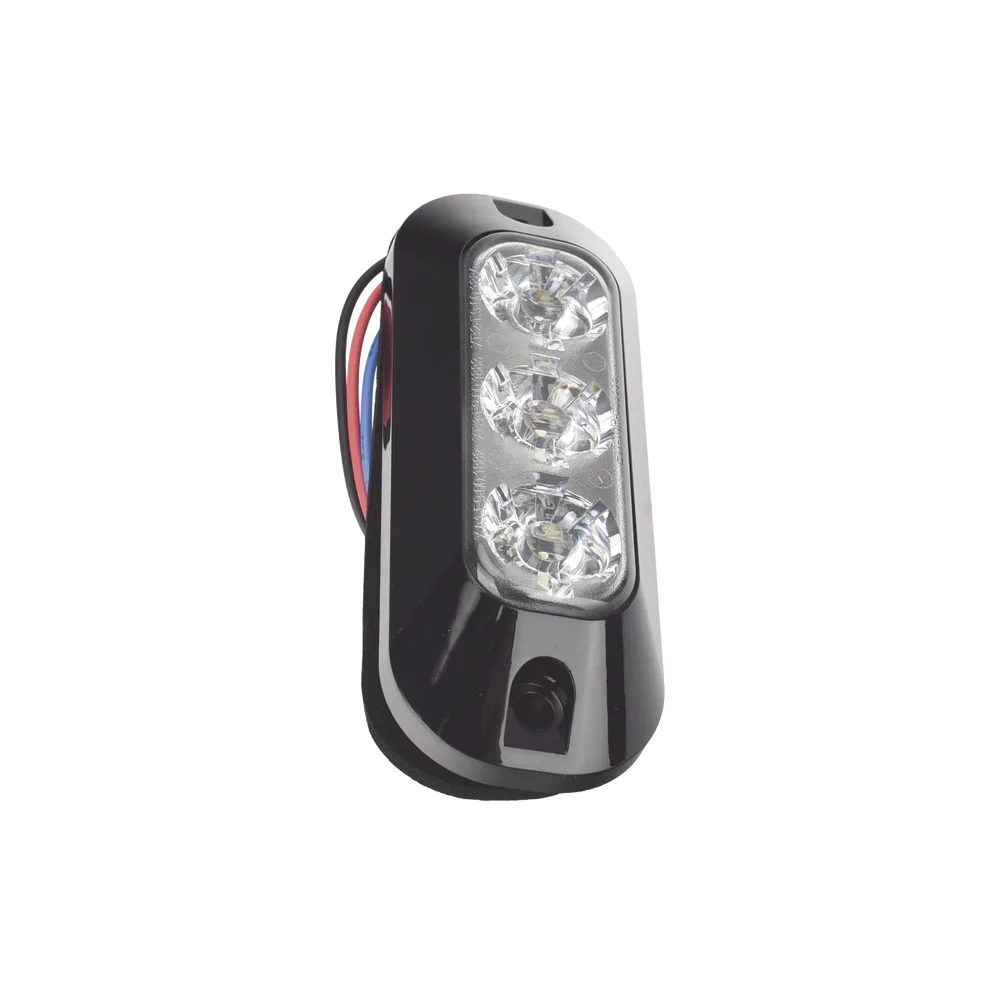 Luz Auxiliar de 3 LED, Blanco, Lente Transparente – vista 4