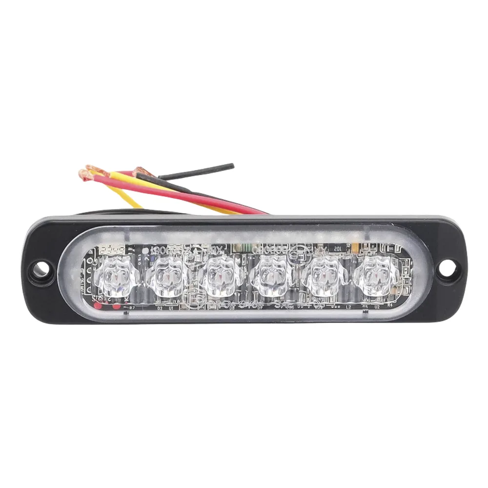 Luz Auxiliar de 6 LED, Ambar, Lente Transparente, SAE – vista 9