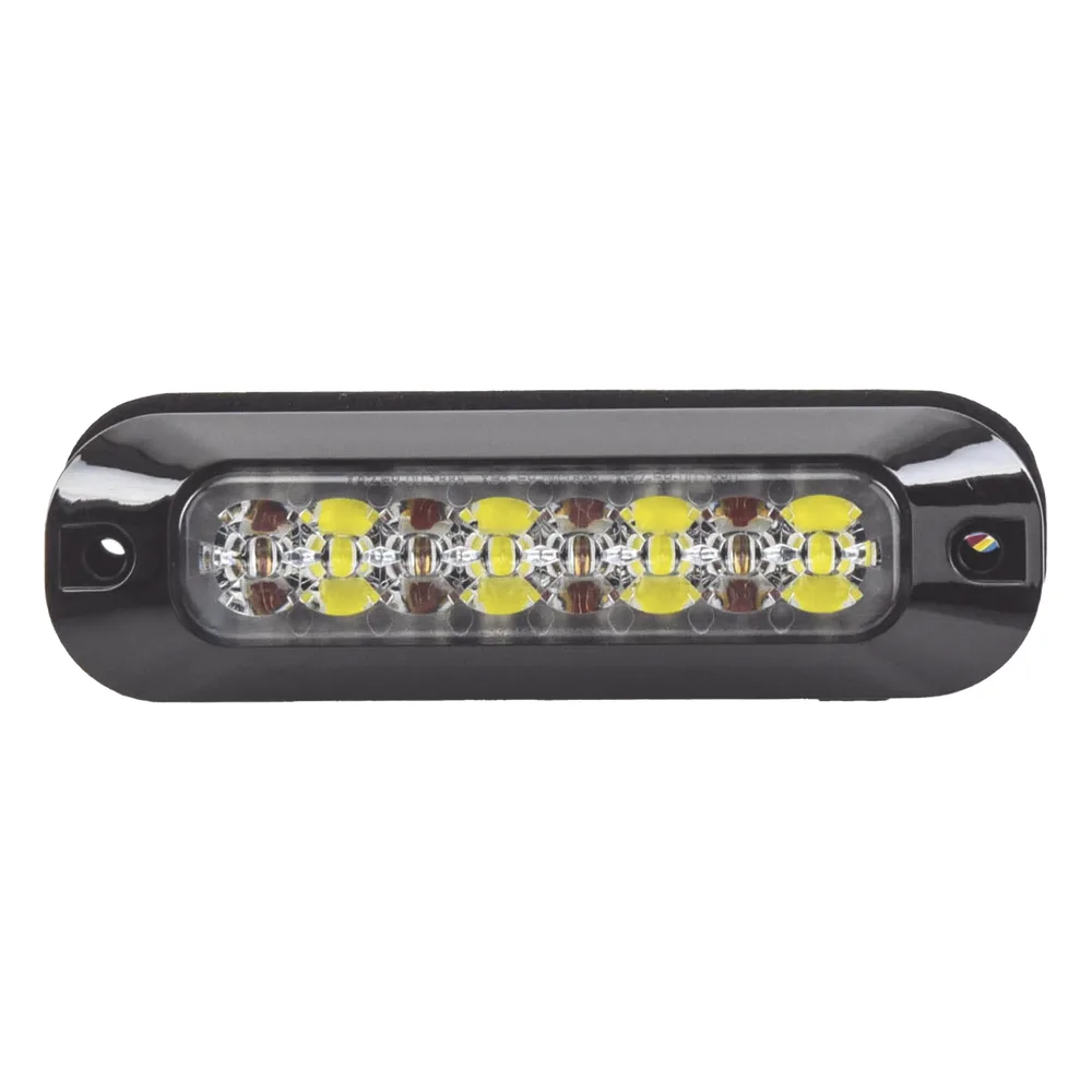 Luz Auxiliar de 8 LED, Rojo/Blanco, Lente Transparente – vista 2
