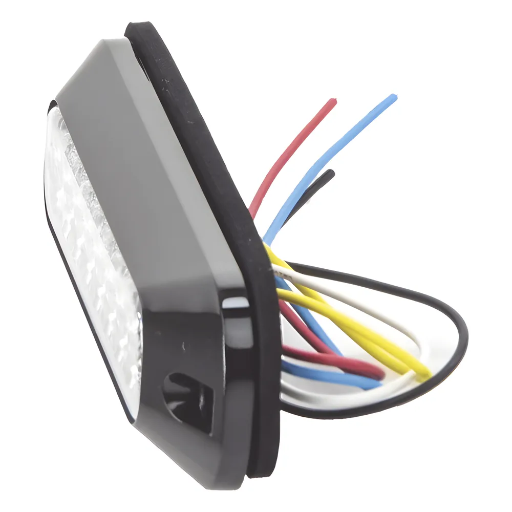 Luz Auxiliar de 8 LED, Rojo/Blanco, Lente Transparente – vista 3