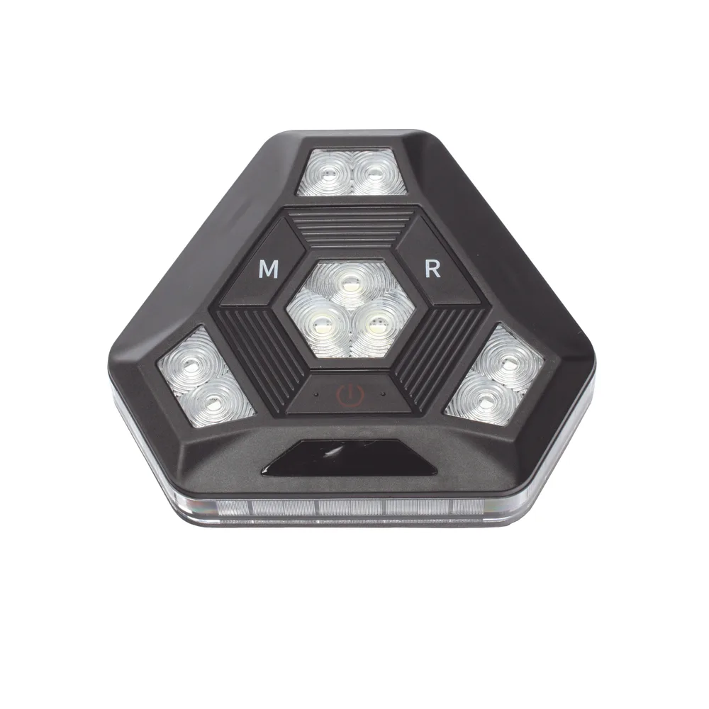 Luz Auxiliar Rojo/Azul Ultra Brillante Para Automóviles, Motocicletas y Bicicletas Con Montaje Magnético