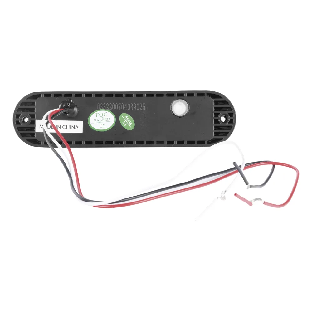 Luz Auxiliar Ultra Brillante IP67 de 6 LEDs, Color Claro, con mica transparente y bisel negro – vista 4