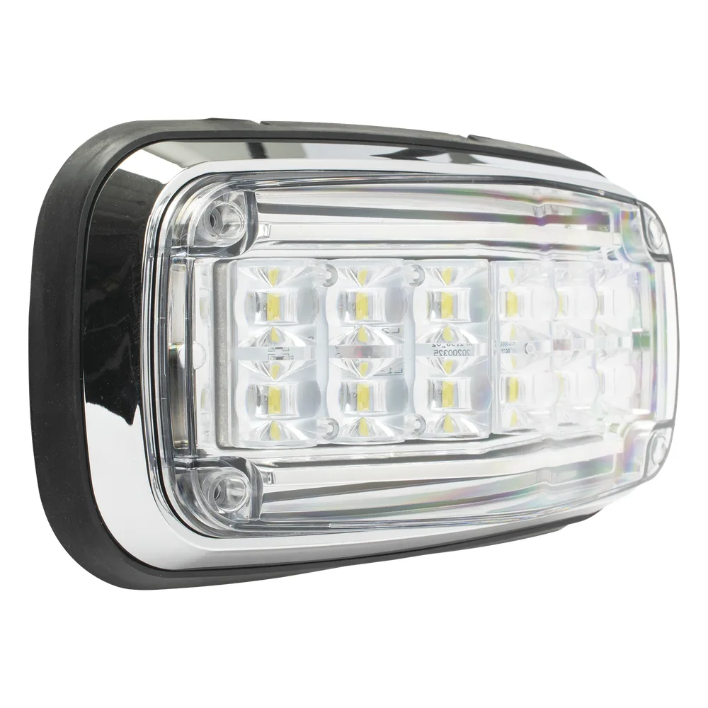 Luz de advertencia 8 X 4", Color Claro, IP67, SAE, Ideal para Ambulancias – vista 2