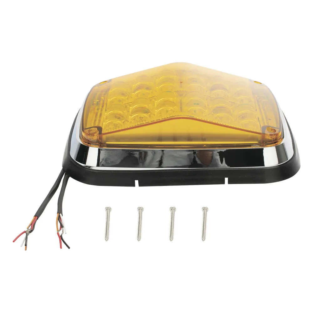Luz de advertencia de 8 X 6", Color Ámbar, SAE,  IP67, Ideal para Ambulancias – vista 4
