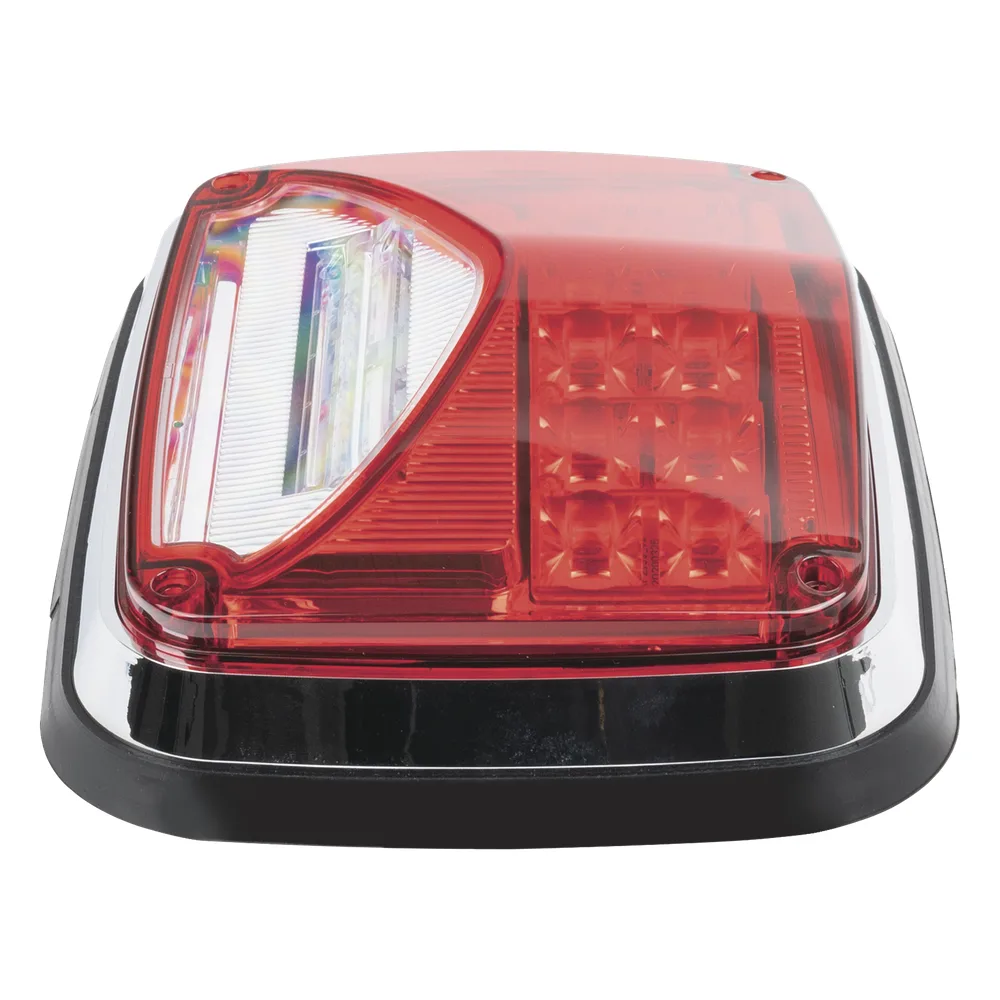 Luz de advertencia de 8 X 6", Color Rojo, Con Luz de Trabajo Clara, Ideal para Ambulancias – vista 2