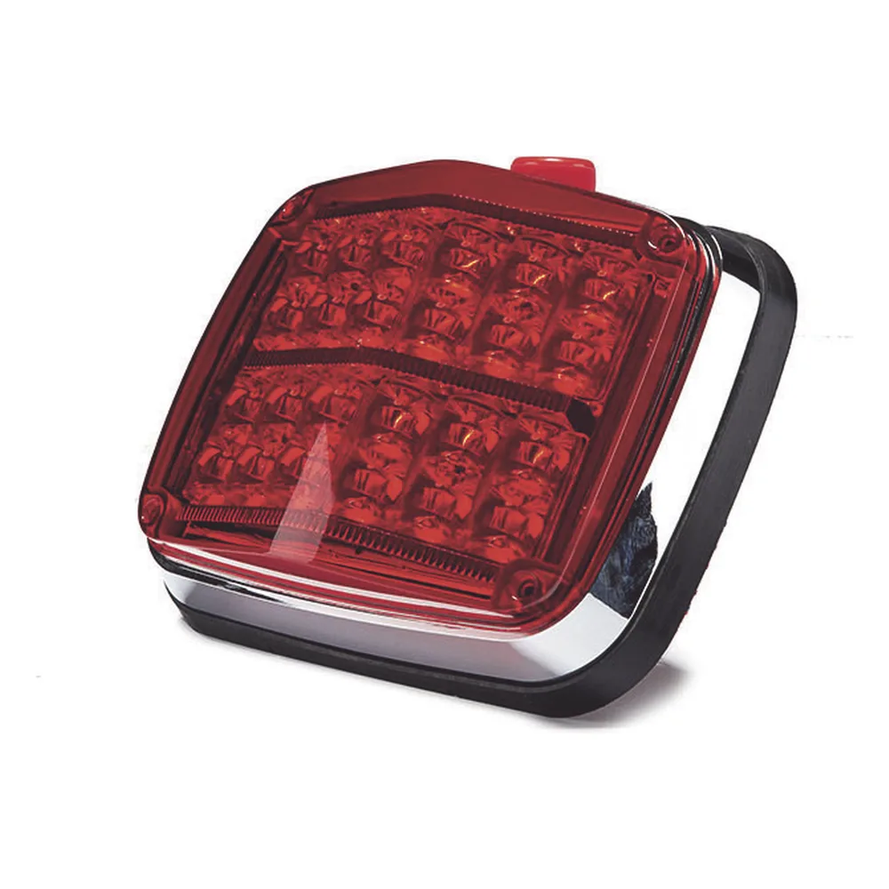 Luz de advertencia de 8 X 6", Color Rojo, SAE,  IP67, Ideal para Ambulancias – vista 4
