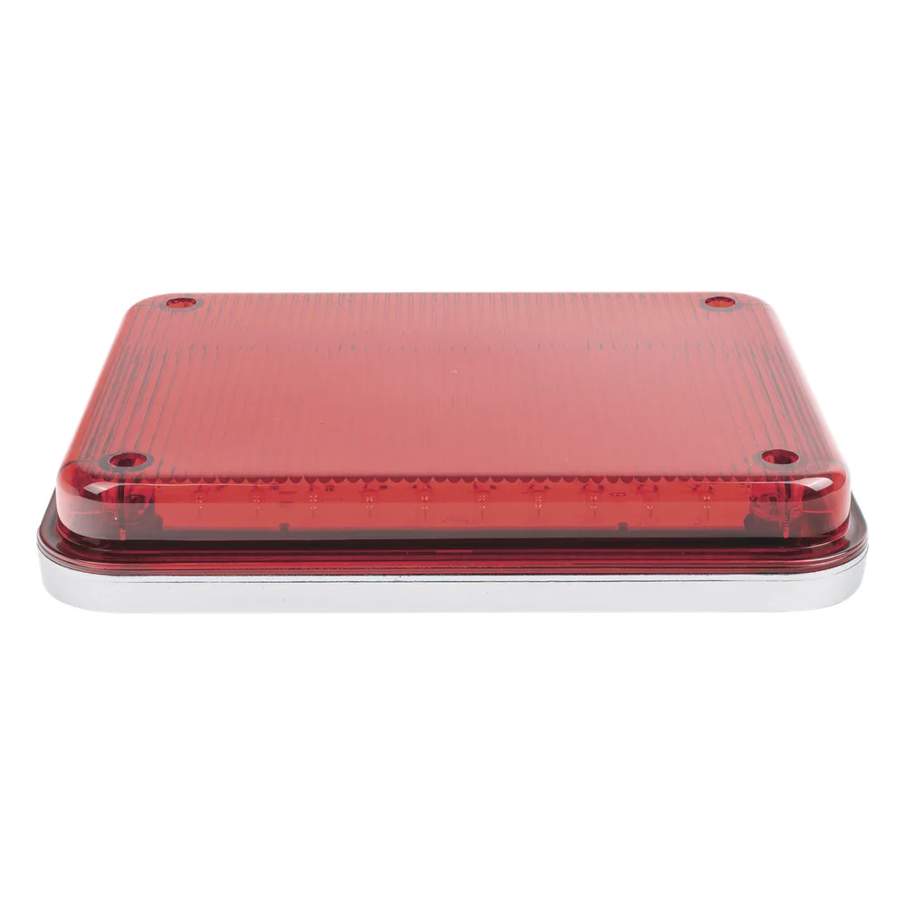 Luz de Advertencia de 9X7", Color Rojo, Ideal para Ambulancias
