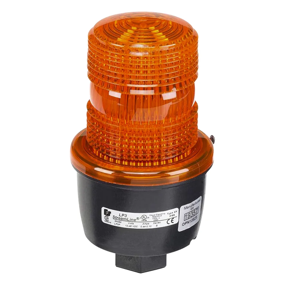 Luz de advertencia LED serie Streamline, 120 Vca, montaje tipo T, ámbar