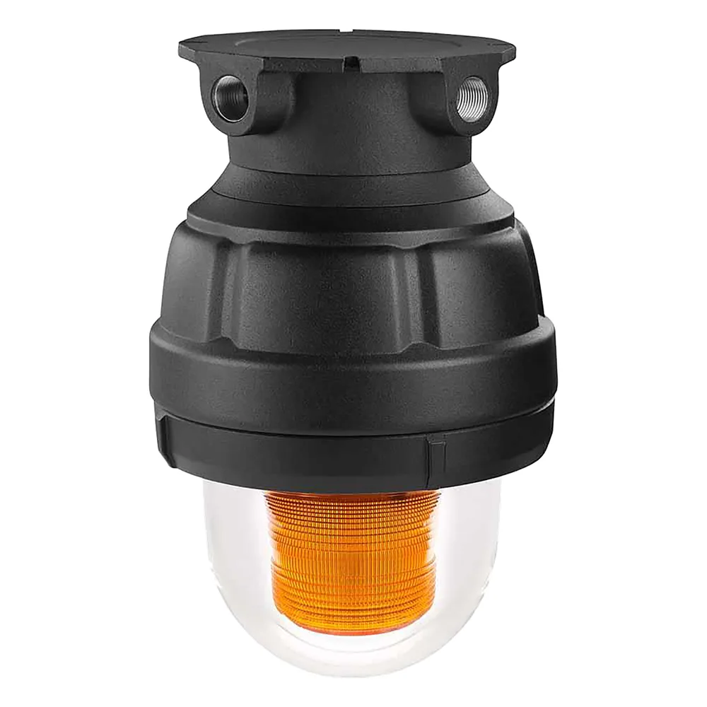 Luz Estroboscópica a Prueba de Explosión / 75 Destellos por Minuto / 24 Vdc / Gabinete Tipo 4X IP66 / Clase I Div. 1 Grupos C y D / Aplicaciones Marinas / Domo de Vidrio
