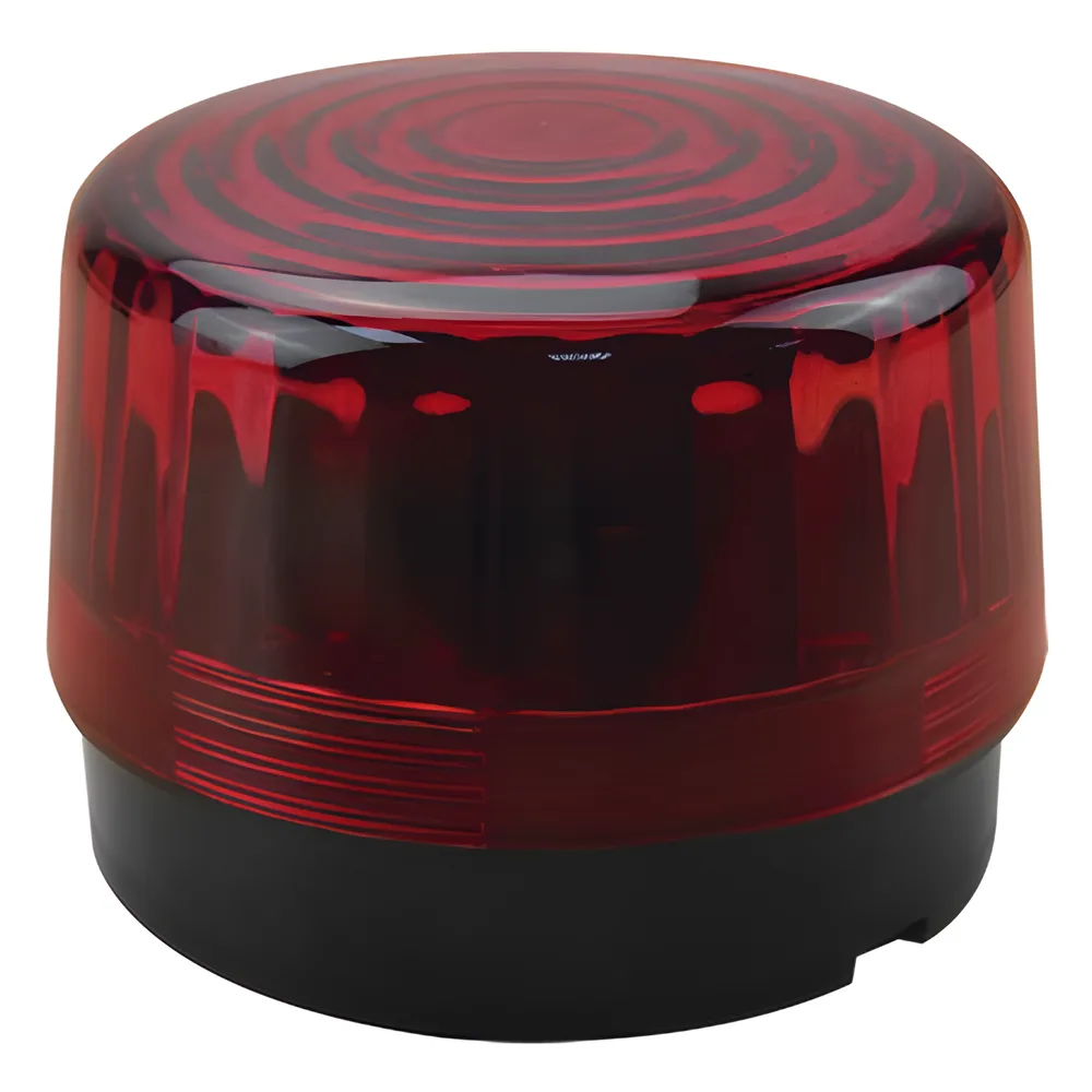 Luz Estroboscópica LED (55) / Patrones de Parpadeo Ajustables / 8 Patrones / Batería de Respaldo / 12-24 Vcc/Vca / Resistente al Clima IP66/IP55