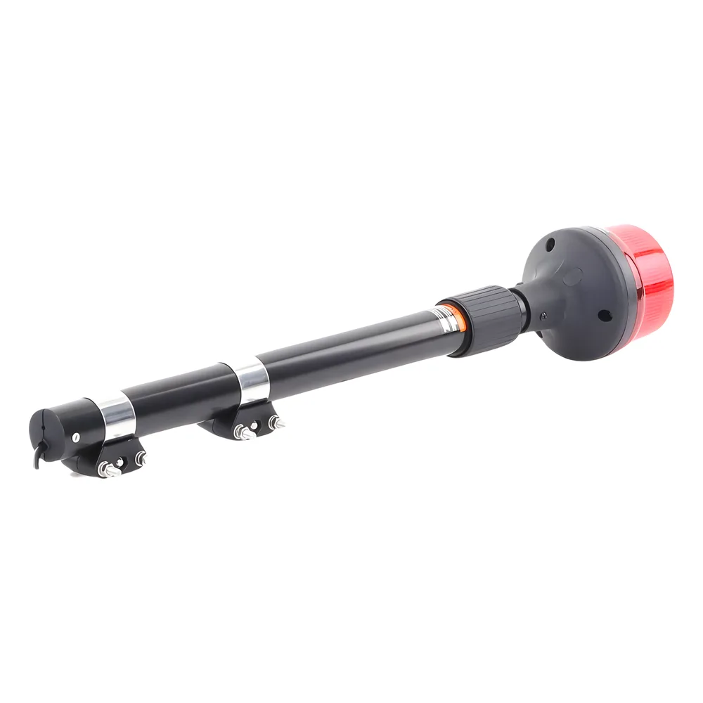 Luz Telescopica para Motocicletas de 8 LED, Rojo, Lente Rojo, SAE – vista 4