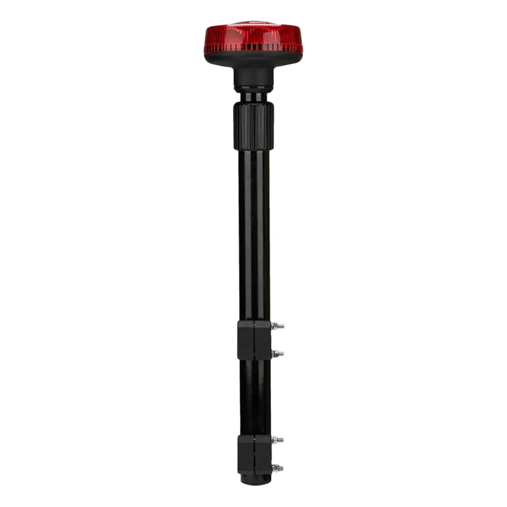 Luz telescópica Ultra Brillante Para Motocicleta, 9 LED, Color Rojo