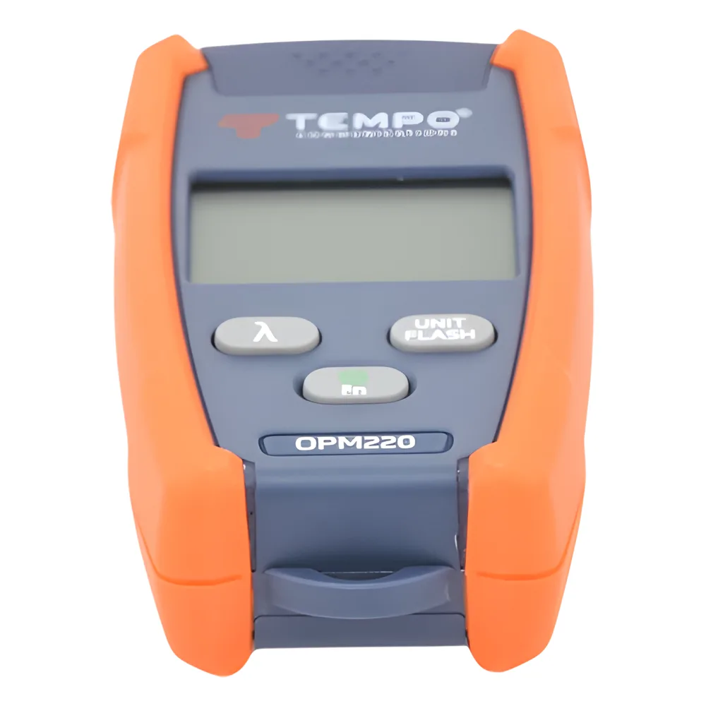 Medidor de Alta Potencia (Micro OPM) para Fibra Óptica con Localizador Visual de Fallos (VFL), Entrada Universal de 2.5 mm (para Conectores SC, ST y FC), Rango de Medición: -50 a +26 dBm – vista 2