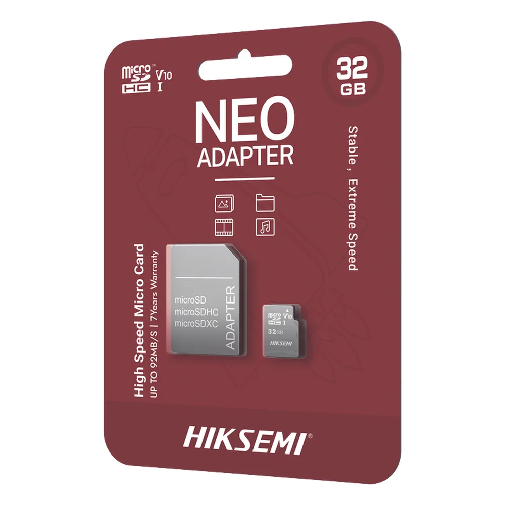 Memoria microSD con Adaptador / 32 GB / Clase 10 / NAND TLC / 92 MB/s Lectura / Multipropósito – vista 2