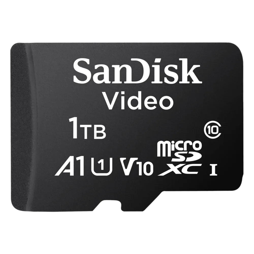 Memoria microSD SanDisk 1TB (1024GB) / Alta Resistencia / Videovigilancia / Clase 10