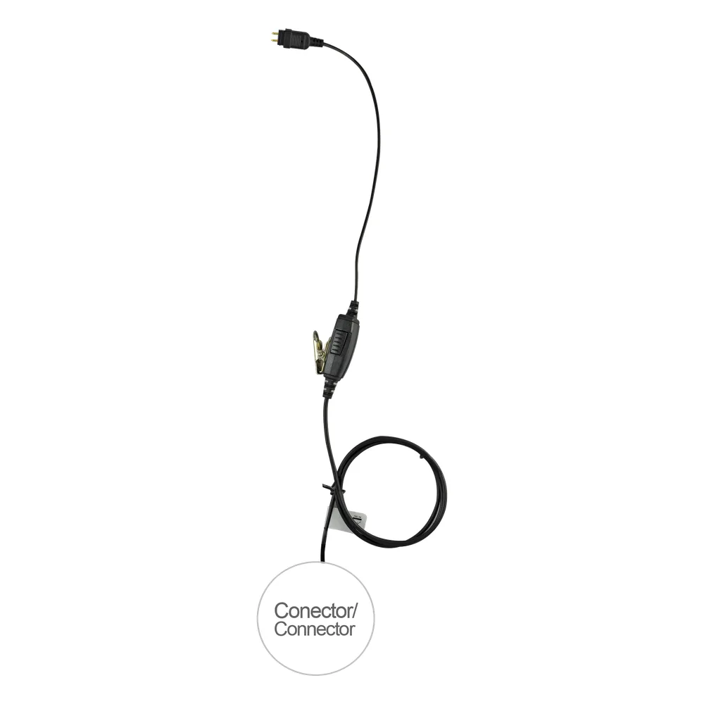 Micrófono de 1 cable serie LOC para KENWOOD NX-200/300/5200/5300, TK-480/2180/3180
