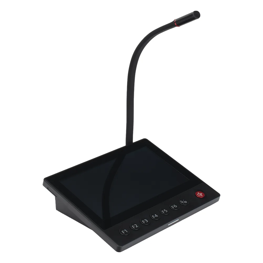 Micrófono IP | No requiere amplificador | 12 VCD | Pantalla Touch 7" | Transmisión en Tiempo Real | Integración con HikCentral Professional – vista 3