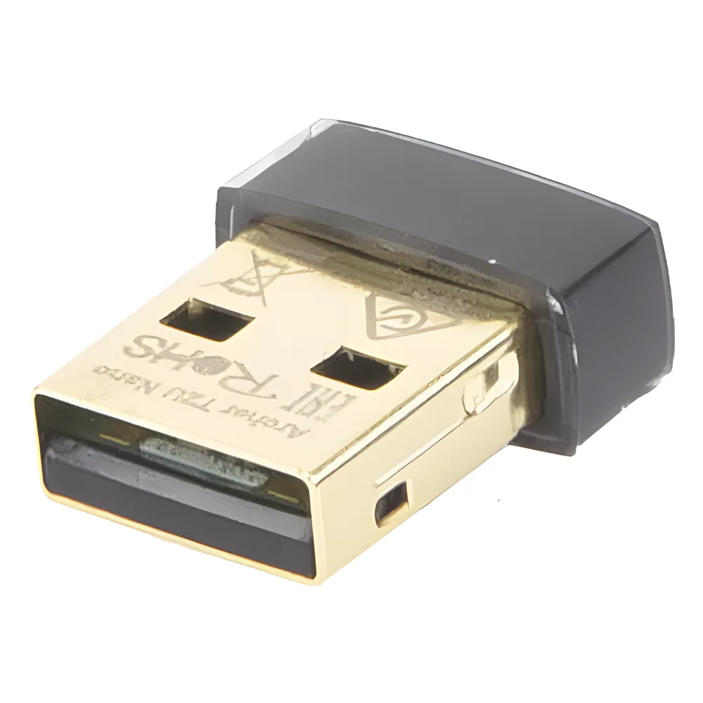 Mini Adaptador USB inalámbrico doble banda AC 600 Mbps, antena onmidireccional.