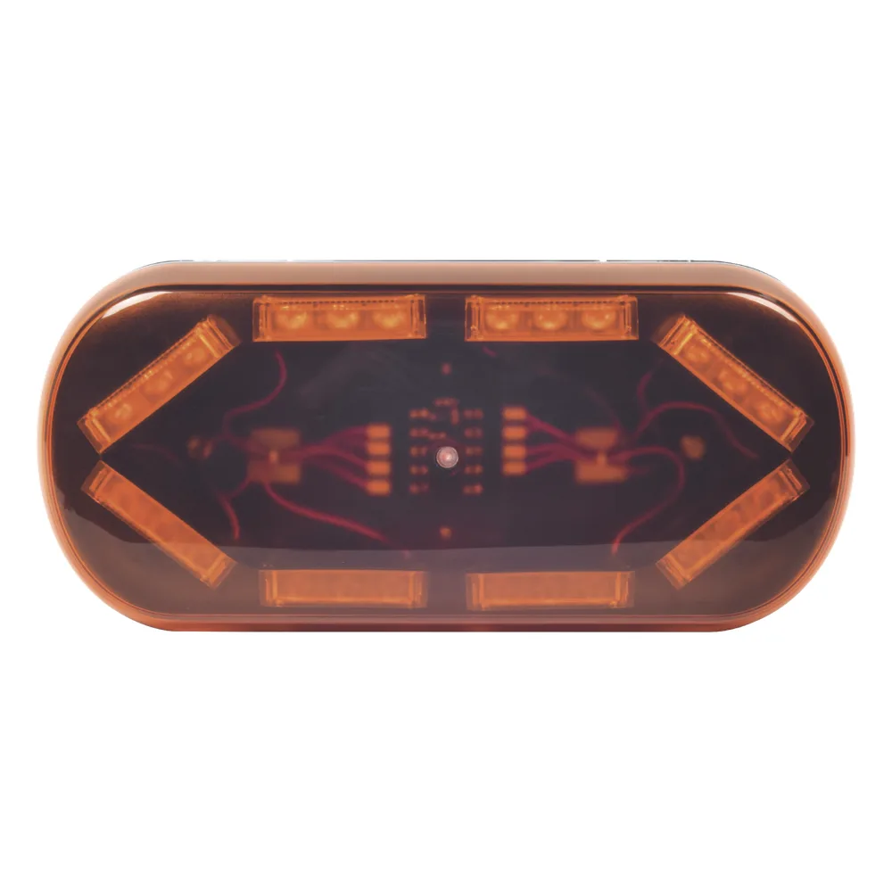 Mini Barra con 24 LED, Color Ámbar Con Montaje Magnético y de Succión – vista 4