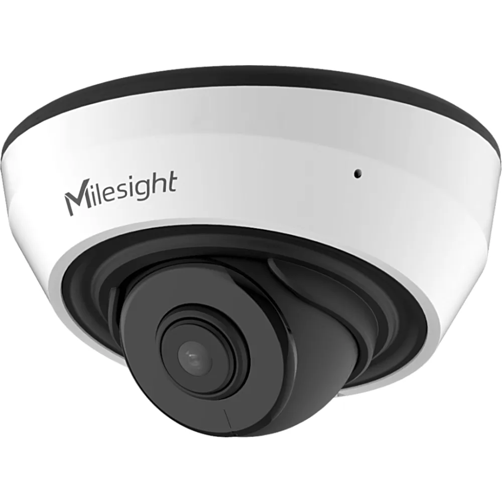Mini Dome IP 4K / 8 Megapíxeles (3840x2160) / H.265+ / Starlight 0.005 Lux / 120dB Super WDR / Lente 4 mm / Micrófono Integrado / IR 20 m / PoE / NDAA Compliant / AI Análisis de Video – vista 3