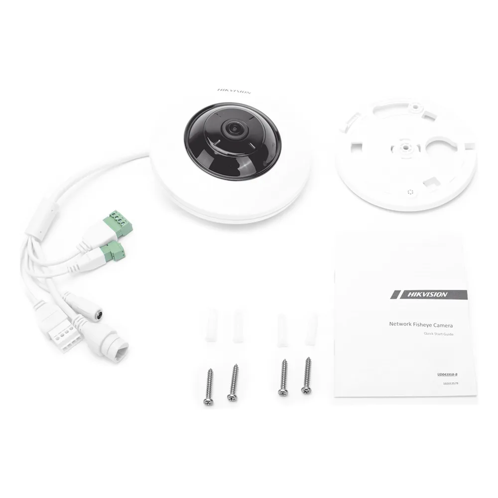 Mini Fisheye IP 5 Megapixel / Panorámica 180° - 360° / Microfono Integrado / 8 mts IR / Uso en Interior / PoE / Múltiples Vistas por iVMS-4200 / Alarmas I/O / Micro SD – vista 7