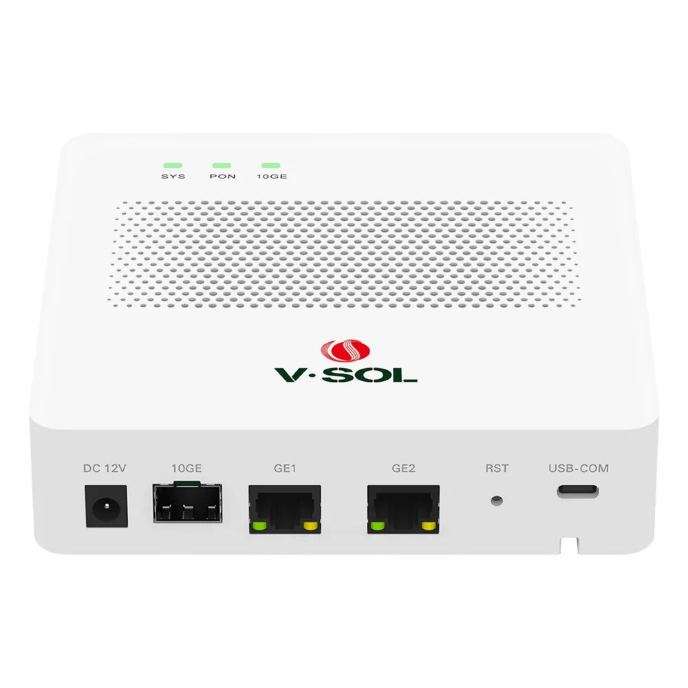 Mini OLT de 1 Puerto GPON SC/UPC con 3 puertos Uplink (2 puertos Gigabit Ethernet + 1 puerto SFP/SFP+) , hasta 64 ONUs / ONTs