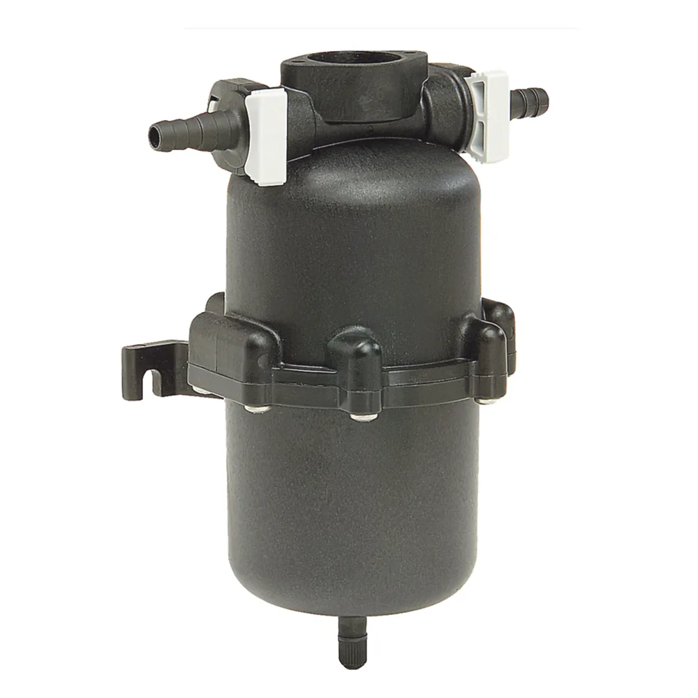 Mini tanque acumulador con capacidad de hasta 0.65 litros.