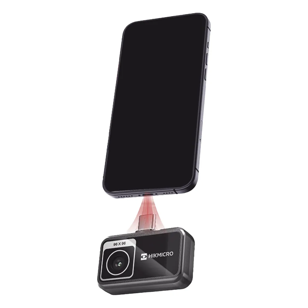 MiniE - Cámara Termográfica para Smartphone / Resolución IR 96 x 96 (9,216 píxeles) / SuperIR / Rango de -20°C a 400°C / Precisión ±2°C o ±2% / Compatible iOS y Android / Paleta Personalizable – vista 5