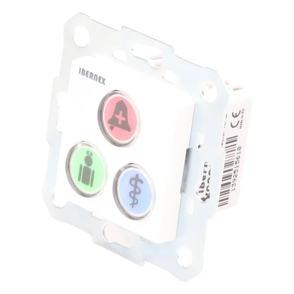 Modulo de 3 Botones iluminados con Lector RFID 125 KHz / Alarma / Cancelar y Código Azul / BUS RS485 / Compatible con NX0019/B, NX1021 y NX0015 – vista 5