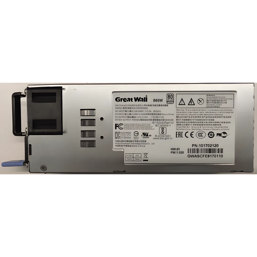 Módulo de Alimentación Redundante / 550 W / CRPS / 100-240 VAC / Protección Sobrecorriente / Compatible Chasis 12 Ranuras – vista 3