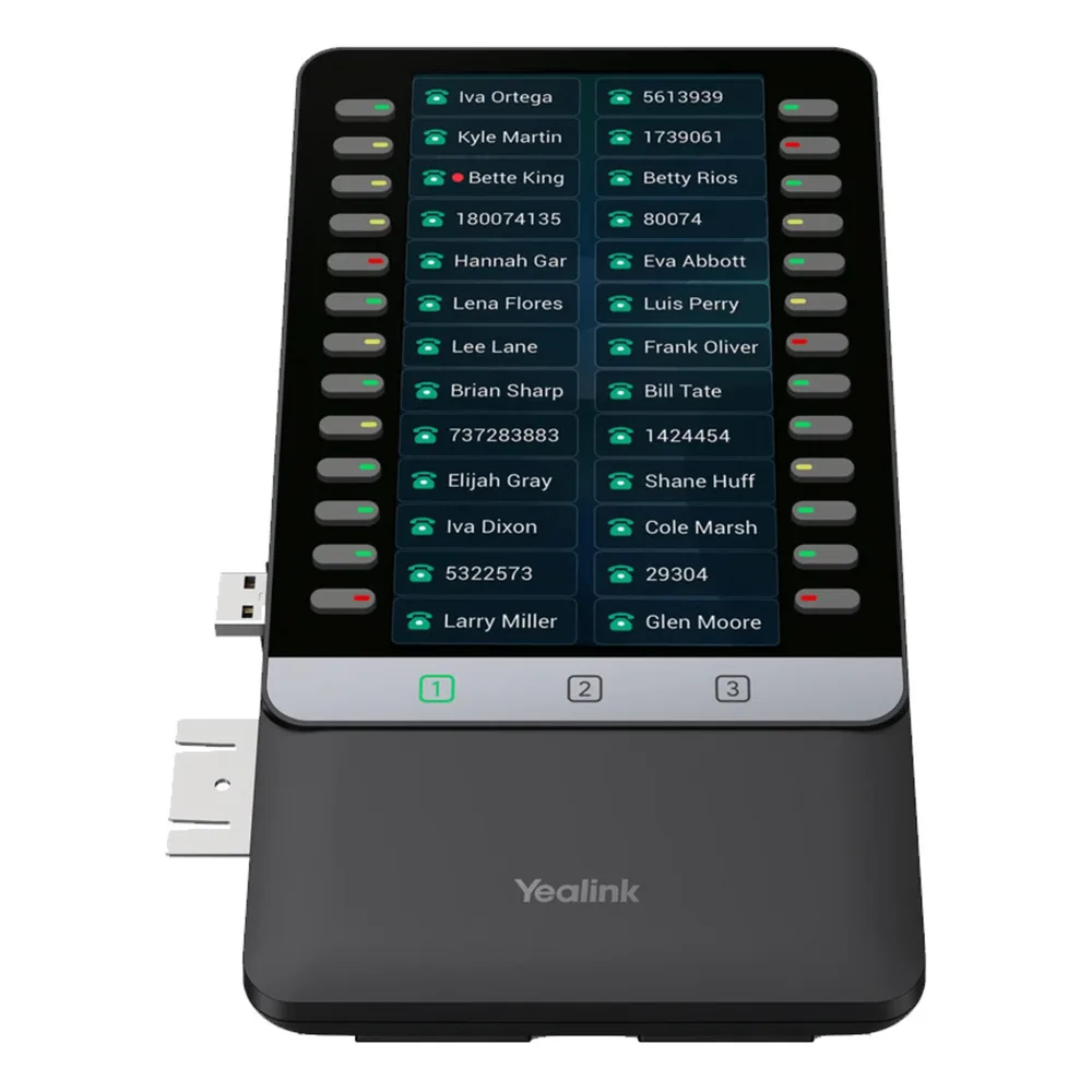 Módulo de Expansión EXP-55 de Yealink para Teléfonos IP Yealink Series T7X/T8X con Capacidad Para Hasta 78 Teclas Programables – vista 3