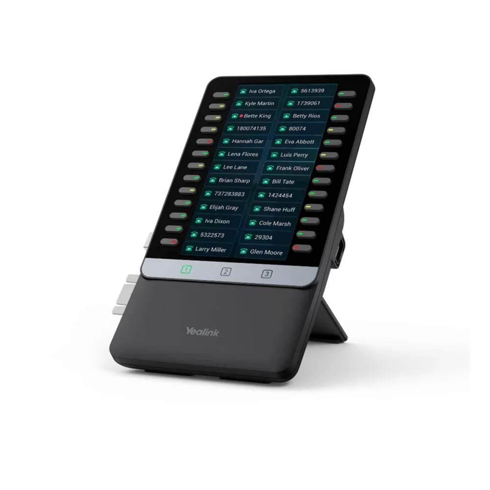 Módulo de Expansión EXP-55 de Yealink para Teléfonos IP Yealink Series T7X/T8X con Capacidad Para Hasta 78 Teclas Programables