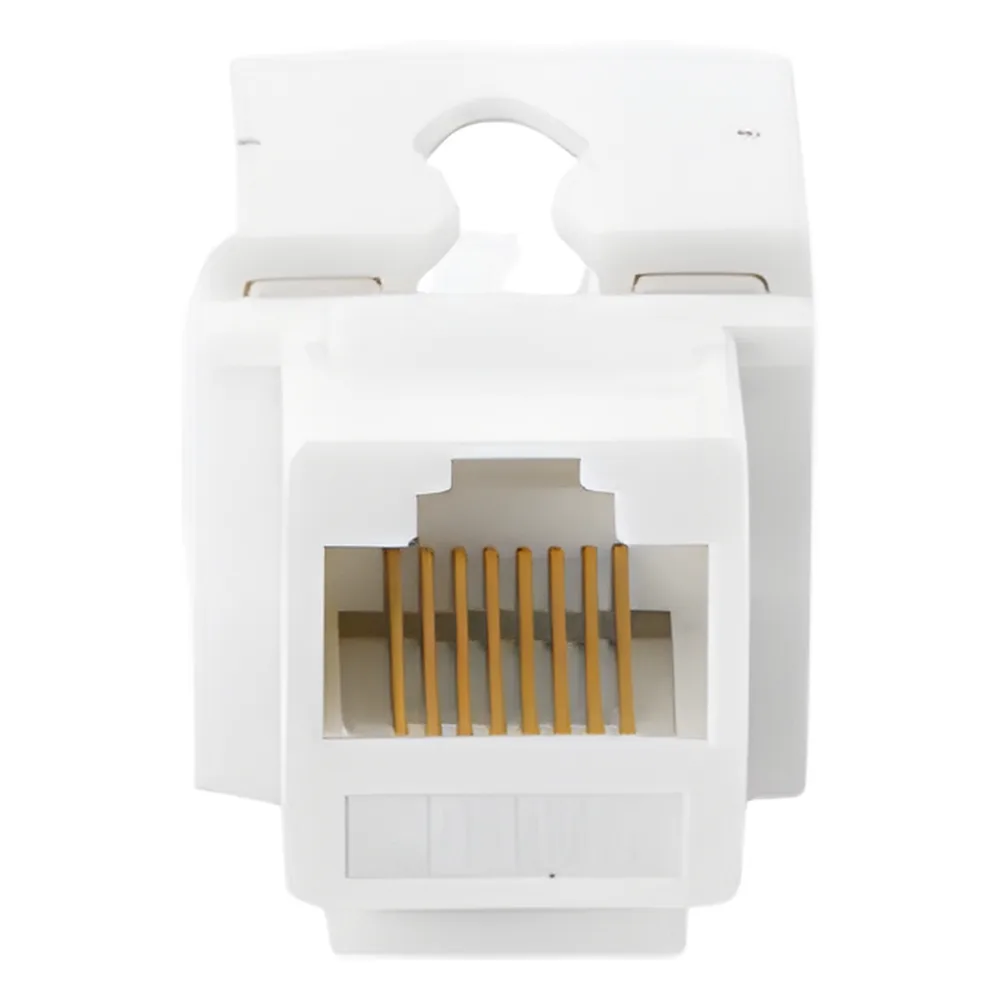 Módulo Jack Keystone Cat5e con Terminación 110 (Punchdown) para Faceplate - Color Blanco – vista 3