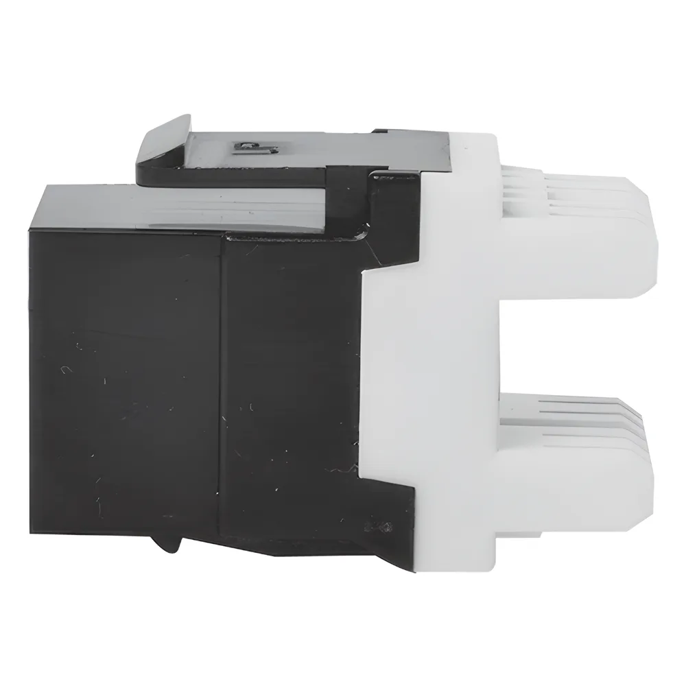 Módulo Jack Keystone Cat5e con Terminación en Ángulo 180 - Color Negro – vista 3