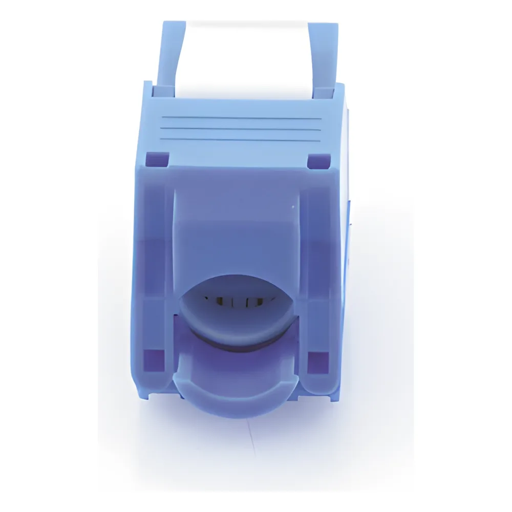 Módulo Jack Keystone Cat5e (Toolless), con Terminación en Ángulo 180 - Color Azul, Compatible con Faceplate y Patchpanel Linkedpro – vista 3