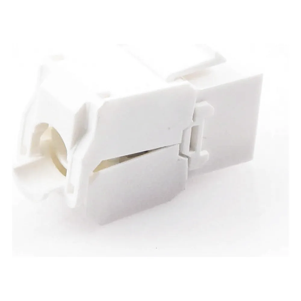 Módulo Jack Keystone Cat5e (Toolless), con Terminación en Ángulo 180 - Color Blanco, Compatible con Faceplate y Patchpanel Linkedpro – vista 4