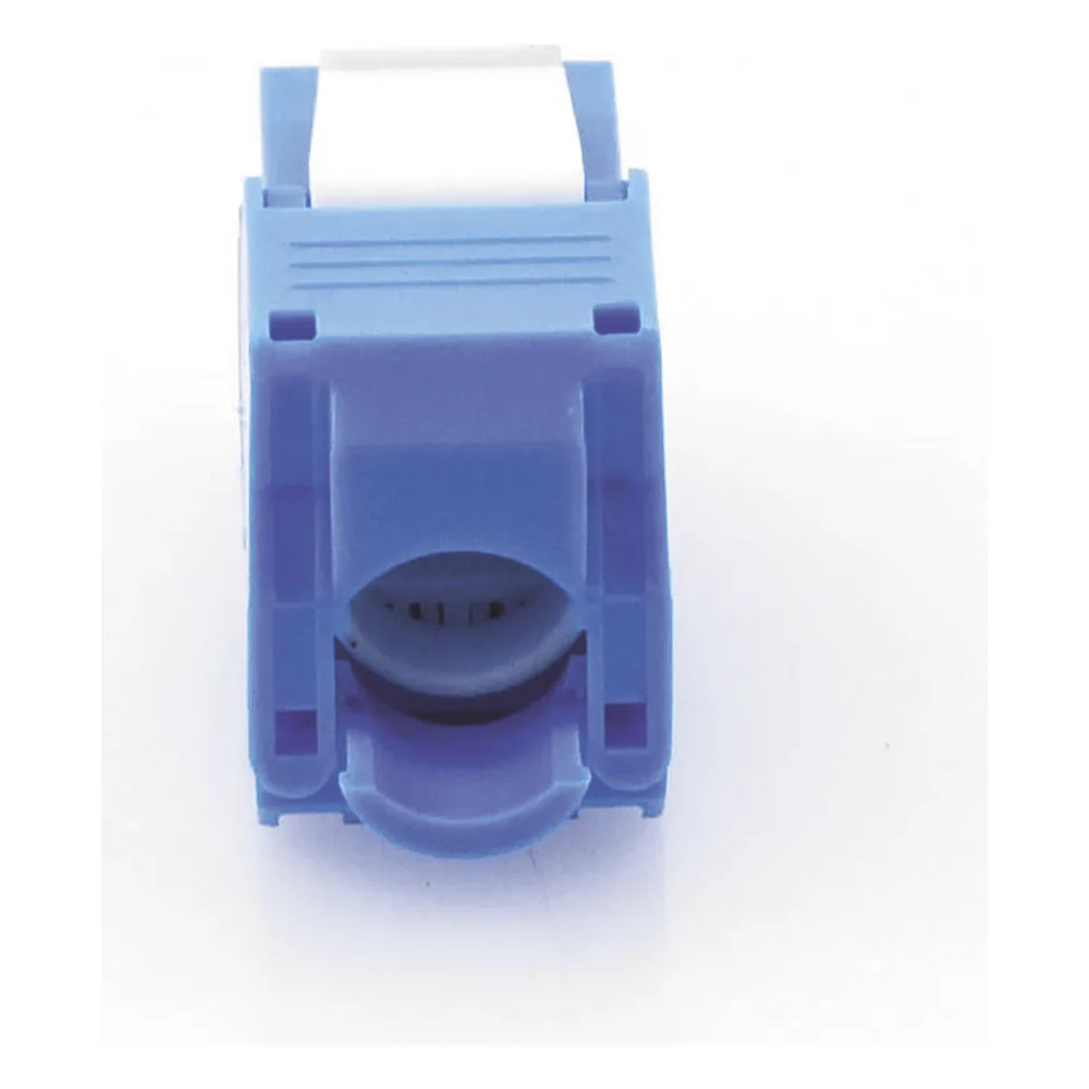 Módulo Jack Keystone Cat6 (Toolless), con Terminación en Ángulo 180 Grados Color Azul, Compatible con Faceplate y Patchpanel Linkedpro – vista 3
